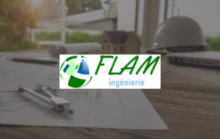 Logo Flam Ingénierie réalisé par LR Communication